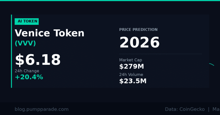 Venice Token (VVV) Price Prediction 2026