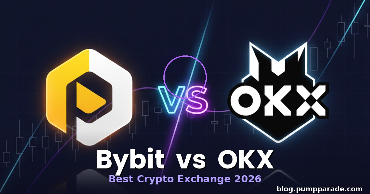 Bybit vs OKX comparison cover for 2026 best crypto exchange article