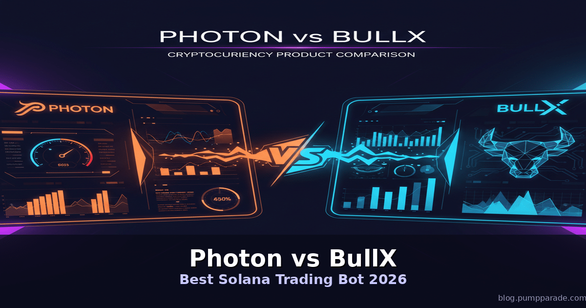 Photon vs BullX - Best Solana Trading Bot Comparison 2026