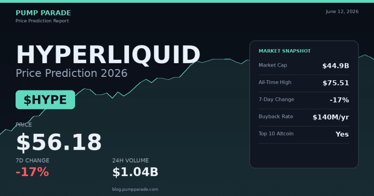 Hyperliquid (HYPE) Price Prediction 2026: Kalshi Catalyst