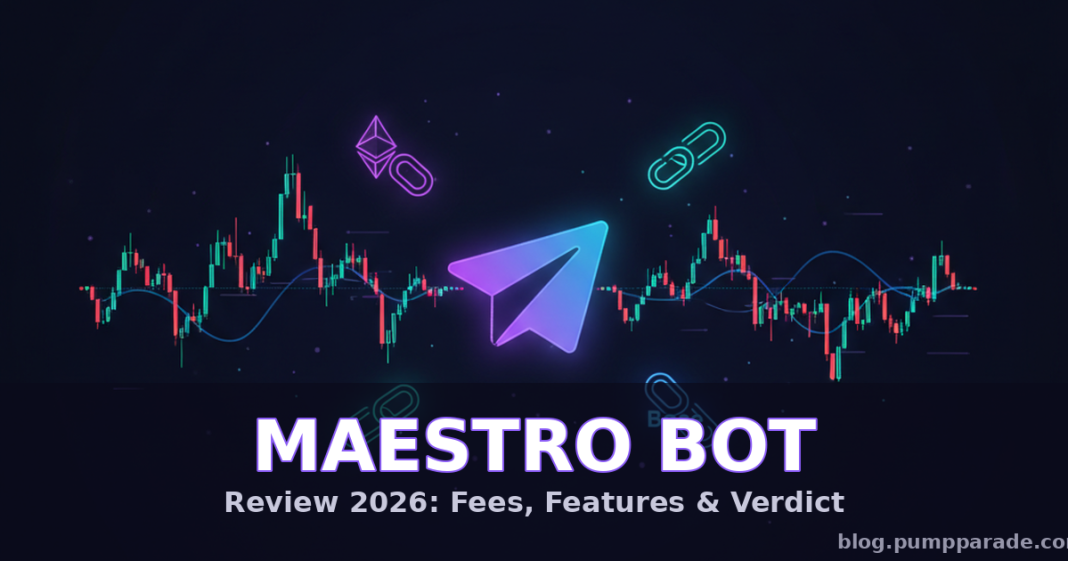 Maestro Bot review 2026 hero image, multi-chain Telegram trading bot