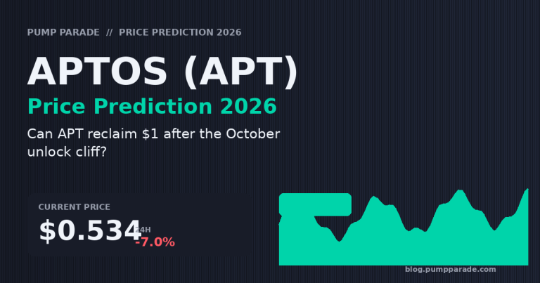 Aptos (APT) Price Prediction 2026: Can APT Reclaim $1?