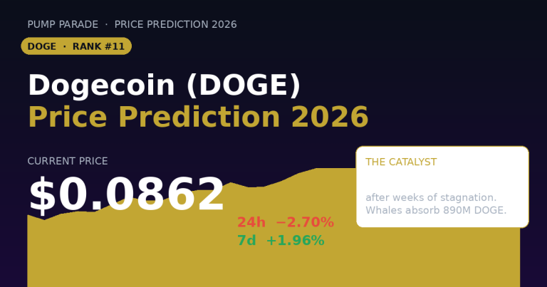 Dogecoin (DOGE) Price Prediction 2026: Can DOGE Hit $0.15?