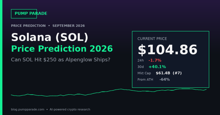 Solana (SOL) Price Prediction 2026: Can SOL Hit $250?