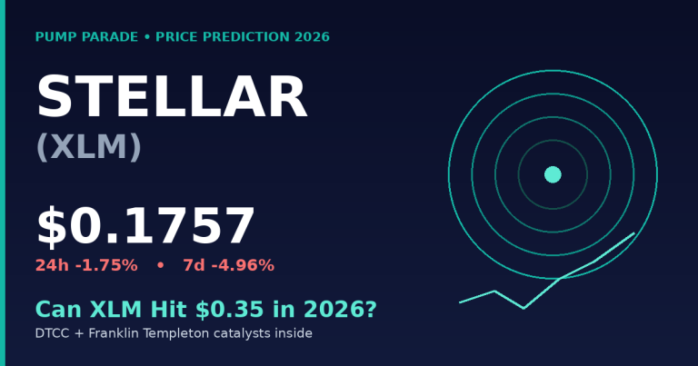 Stellar (XLM) Price Prediction 2026: Can XLM Hit $0.35?
