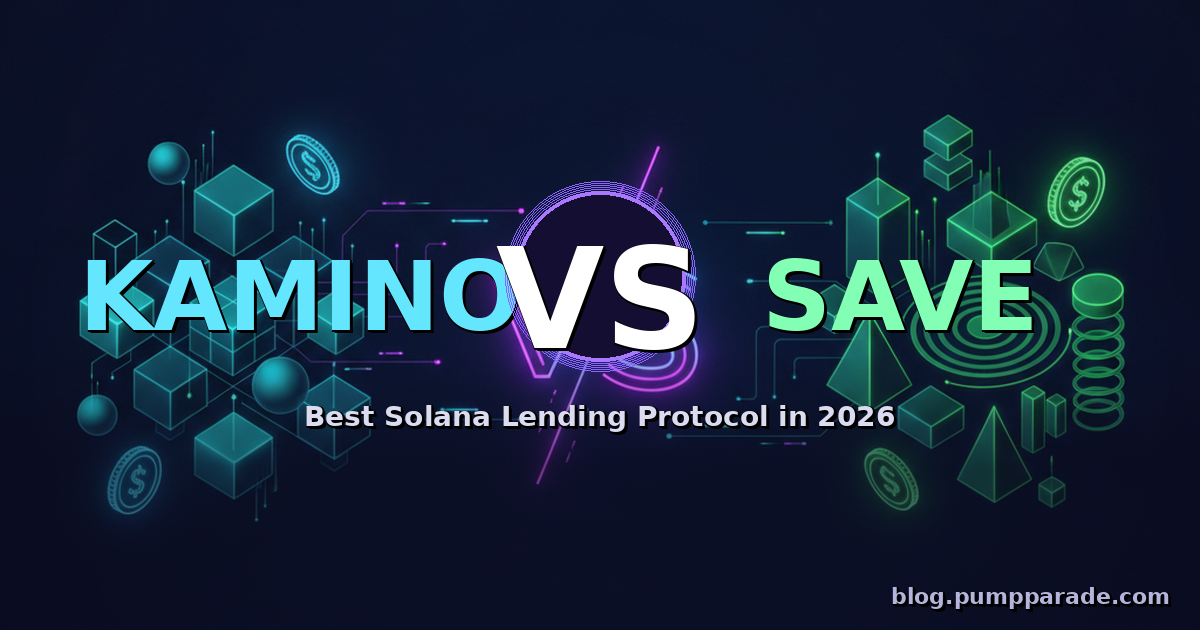 Kamino vs Save Solana lending protocol comparison hero image